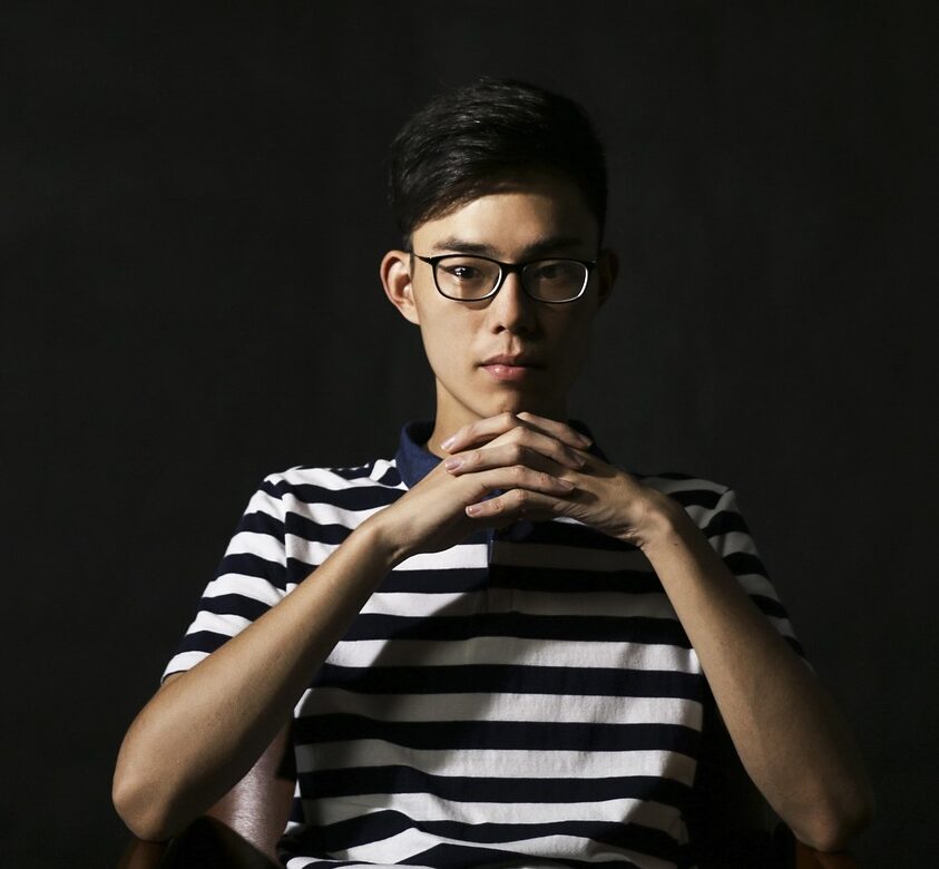 asian man, portrait, young man, man, eyeglasses, glasses, chinese, striped t-shirt, asian man, man, man, man, man, man